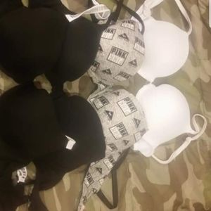 4 32D Victoria Secret Bras